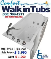 Walk in tubs